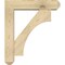 Ekena Millwork Westlake Craftsman Rough Sawn Bracket w/ Offset Brace, Douglas Fir, 6"W x 24"D x 28"H BKT0604X24X28WTL04RDF - alternate 3